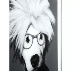 KARE Design Bild Frame Mirror Artist Dog 60X60- Bilder