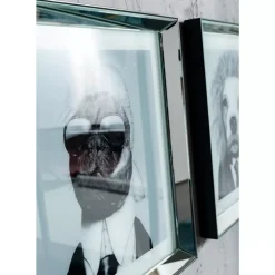 KARE Design Bild Frame Mirror Designer Dog 60X60- Bilder