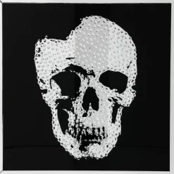 KARE Design Bild Frame Mirror Skull 100X100Cm- Bilder