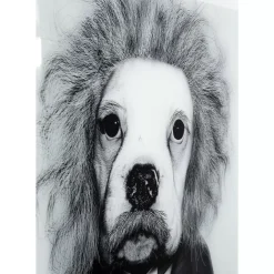 KARE Design Bild Frame Mirror Smart Dog 60X60- Bilder