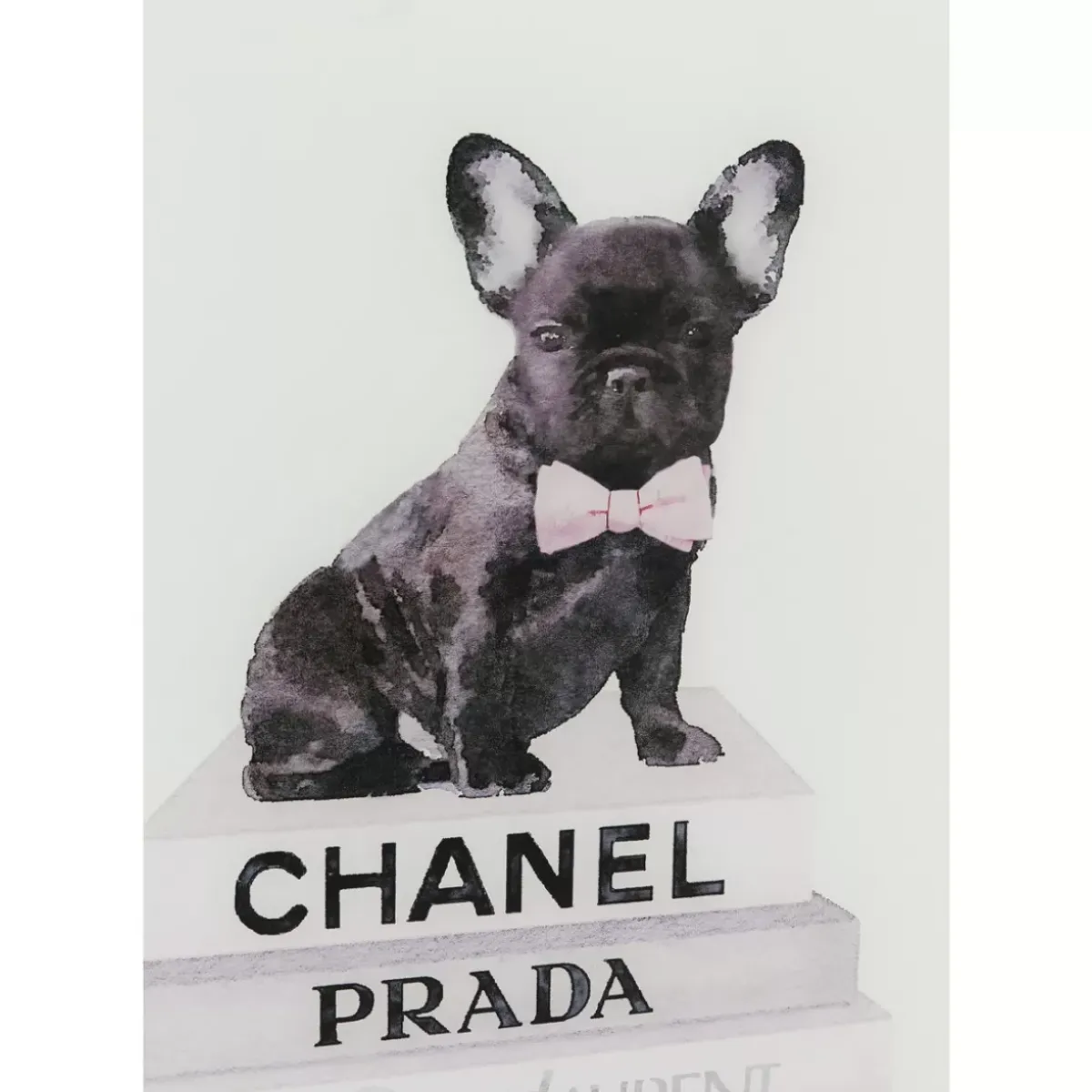 KARE Design Bild Glas Fashion Dog 60X80Cm- Bilder