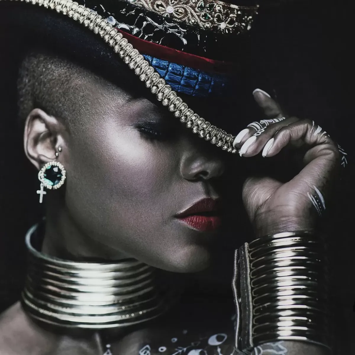 KARE Design Bild Glas Foxy Lady 120X120Cm- Bilder