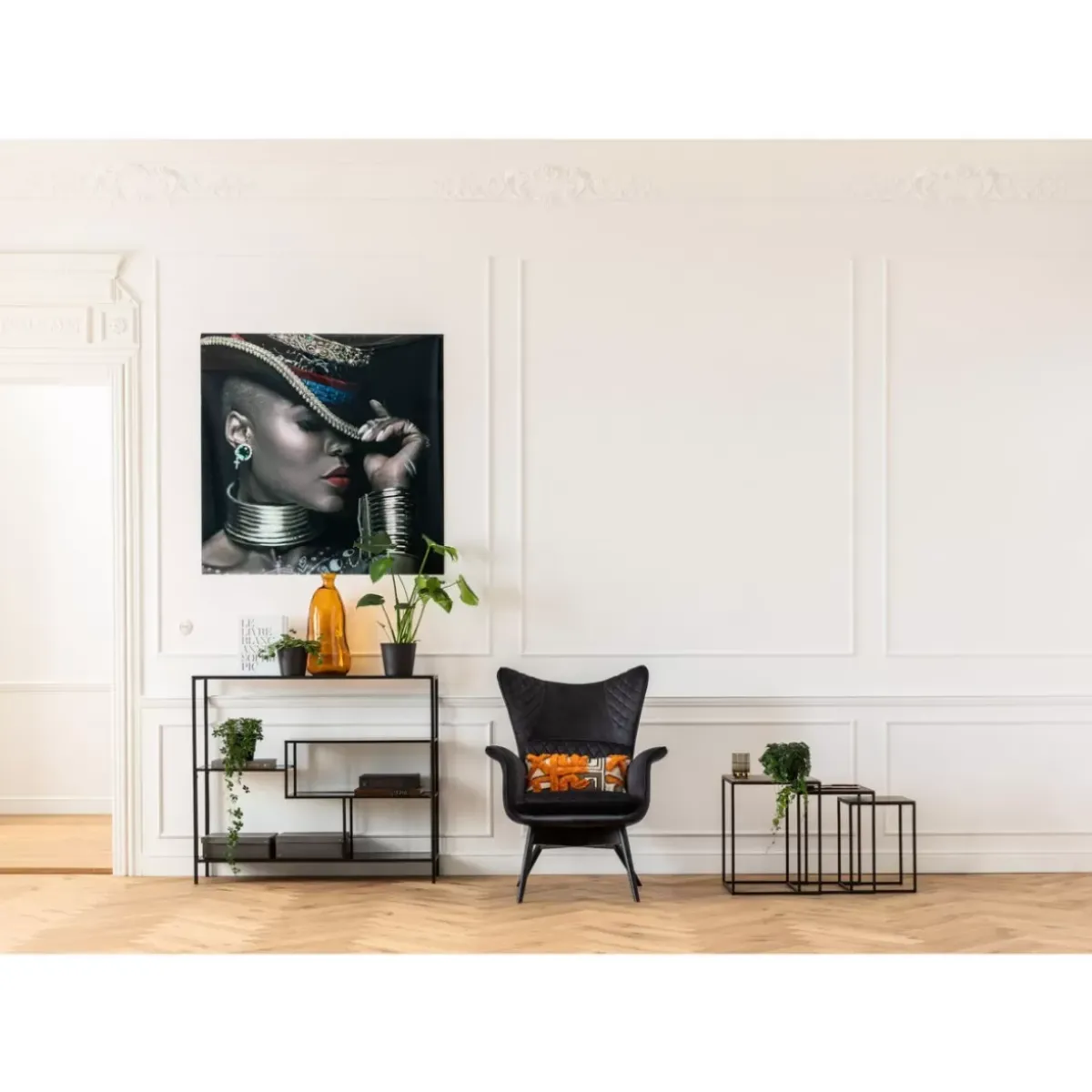 KARE Design Bild Glas Foxy Lady 120X120Cm- Bilder