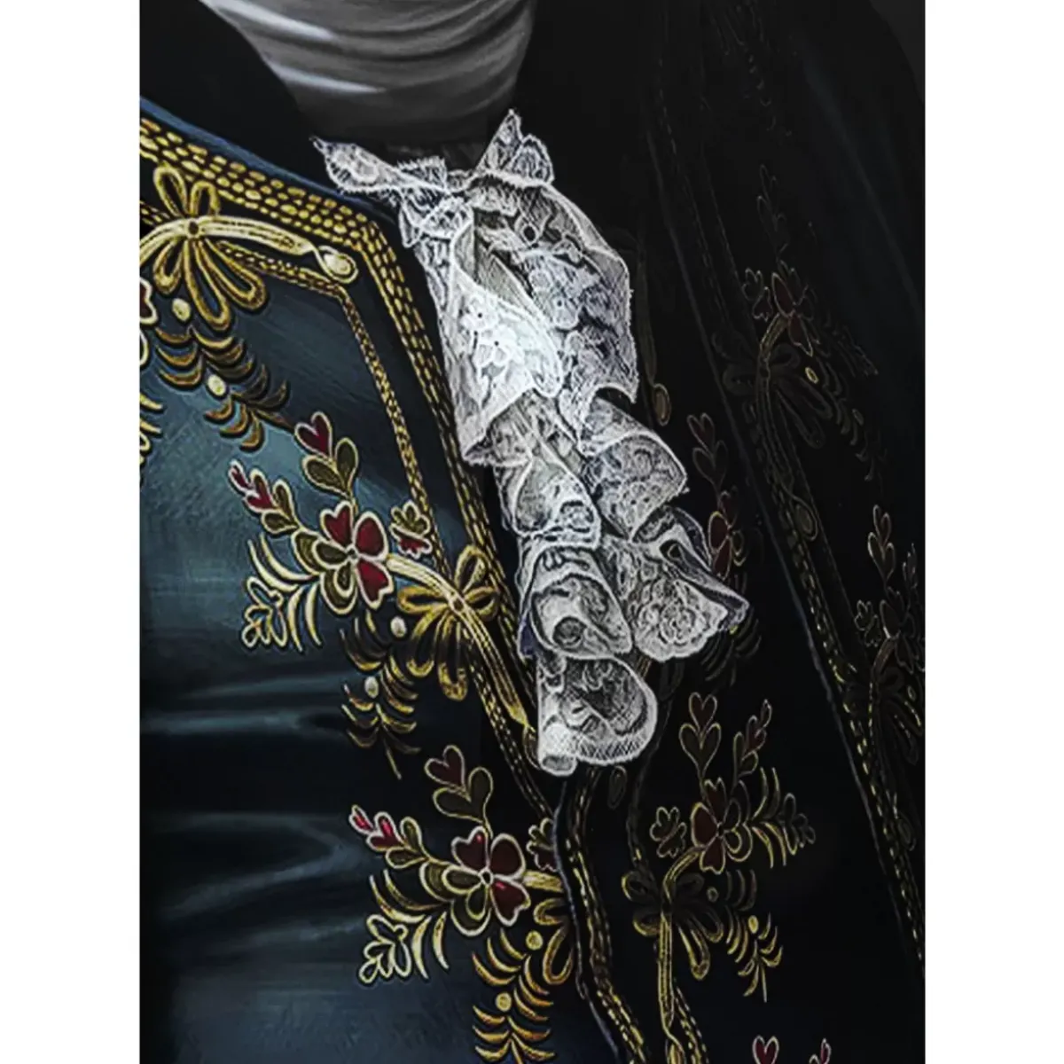 KARE Design Bild Glas Gentleman Pig 120X120- Bilder