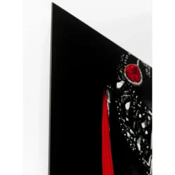 KARE Design Bild Glas Lady Red Lips 80X120- Bilder