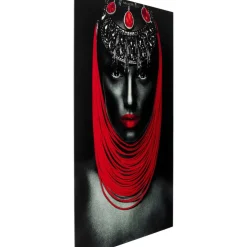 KARE Design Bild Glas Lady Red Lips 80X120- Bilder