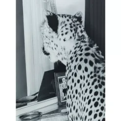 KARE Design Bild Glas Metallic Gepard 100X150- Bilder