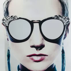 KARE Design Bild Glas Metallic Girlie 120X120Cm- Bilder