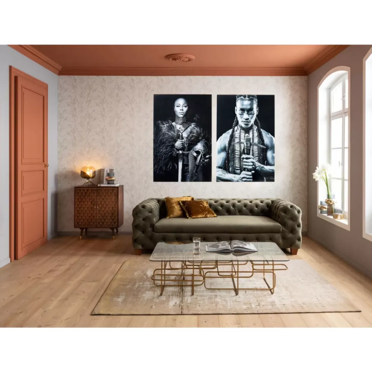 KARE Design Bild Glas Native Front 150X100Cm- Bilder