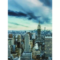 KARE Design Bild Glas New York Sunset 120X160Cm- Bilder