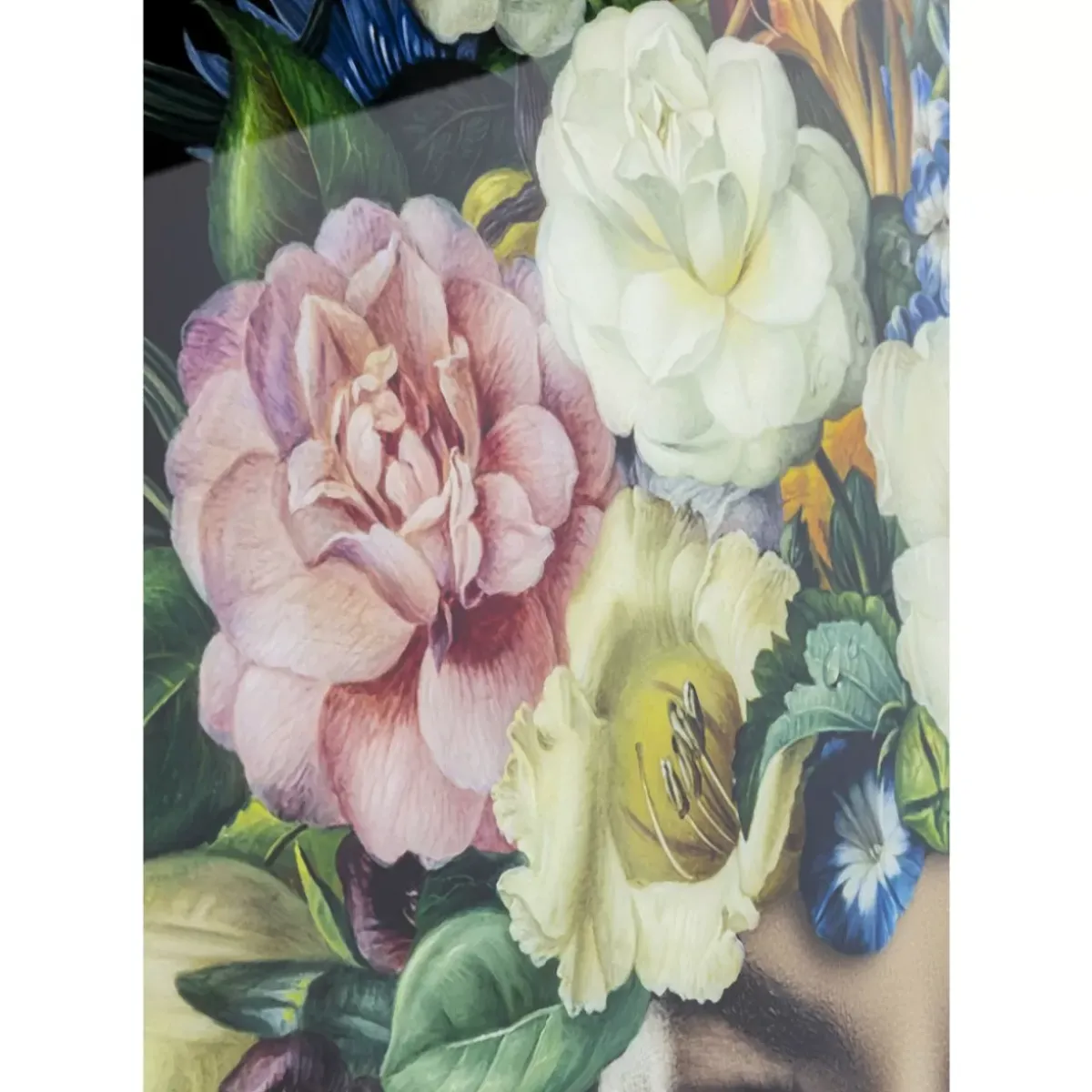 KARE Design Bild Glas Pretty Flower Woman 100X100- Bilder