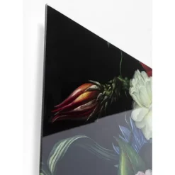 KARE Design Bild Glas Pretty Flower Woman 100X100- Bilder