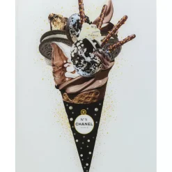 KARE Design Bild Glas Rich Ice Cream 60X80- Bilder