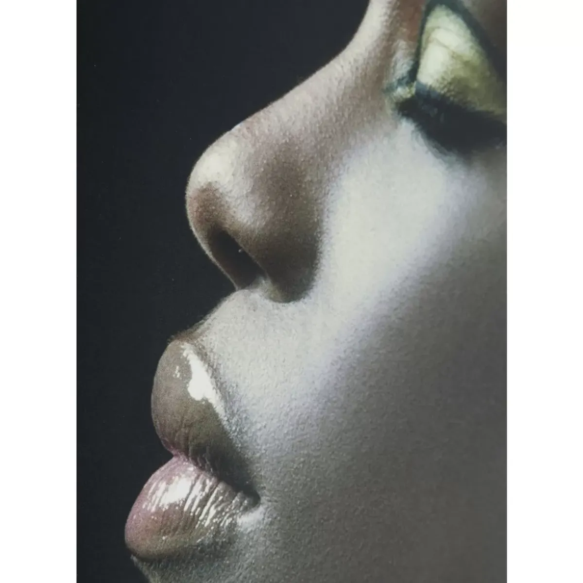 KARE Design Bild Glas Royal Headdress Profile 100X150Cm- Bilder