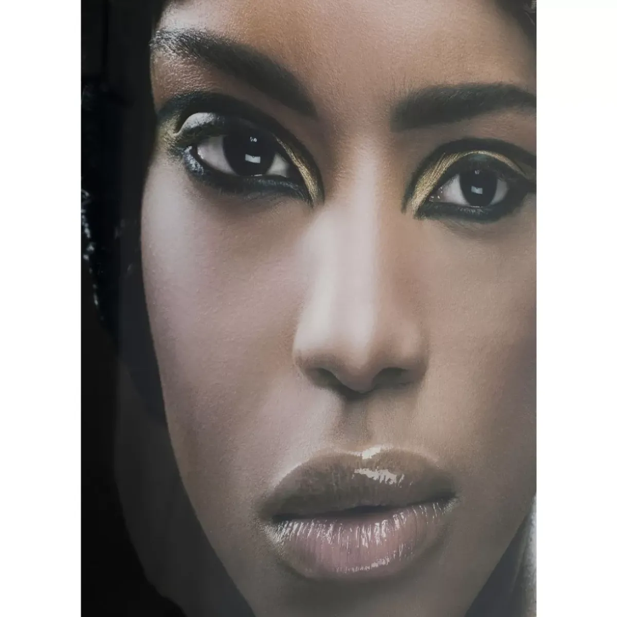 KARE Design Bild Glas Royal Headdress Face 150X100Cm- Bilder