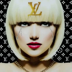 KARE Design Bild Glas Runny Eyes 80X80- Bilder