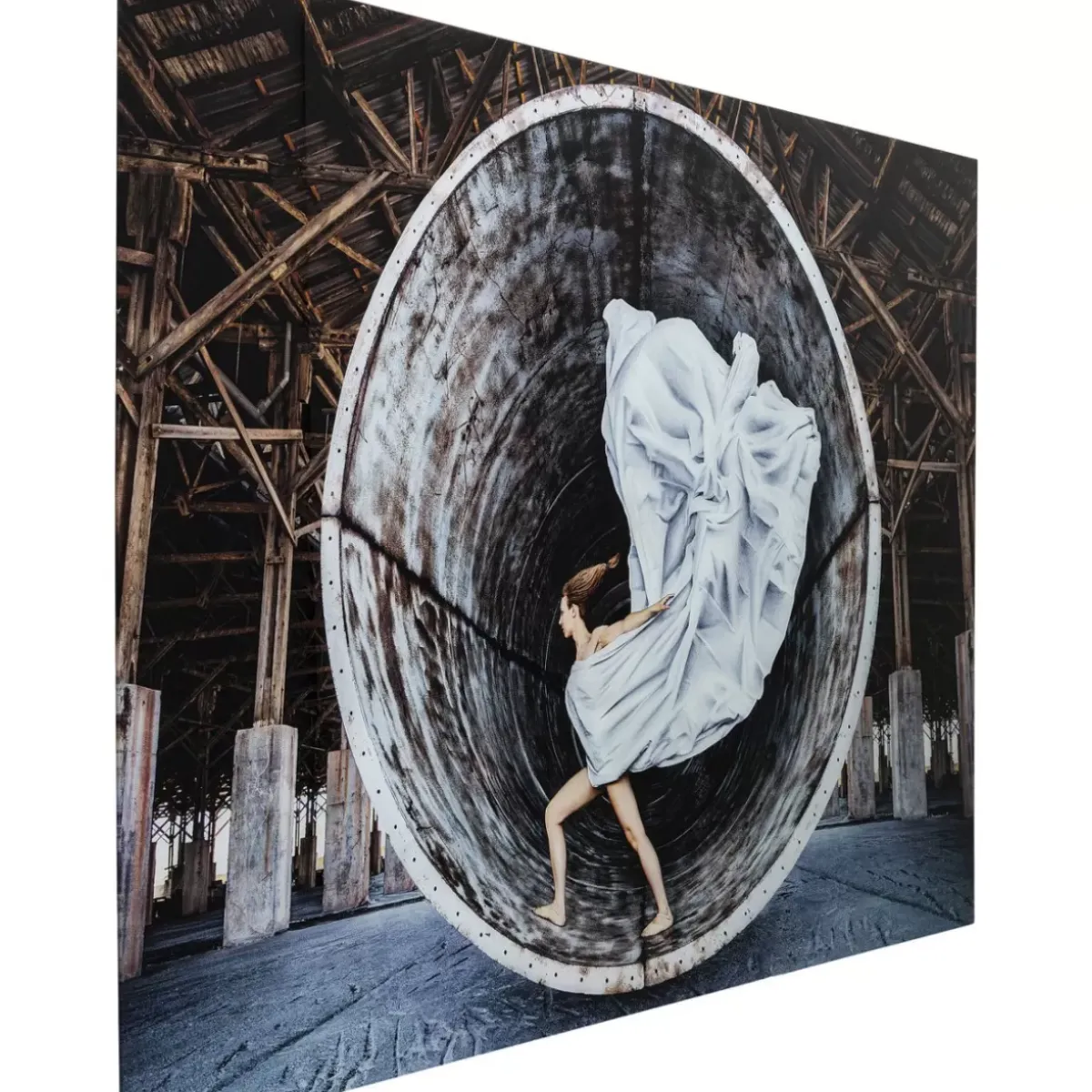 KARE Design Bild Glas Time Traveller 120X180- Bilder