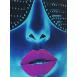 KARE Design Bild Glas Tough Girl 120X120Cm- Bilder