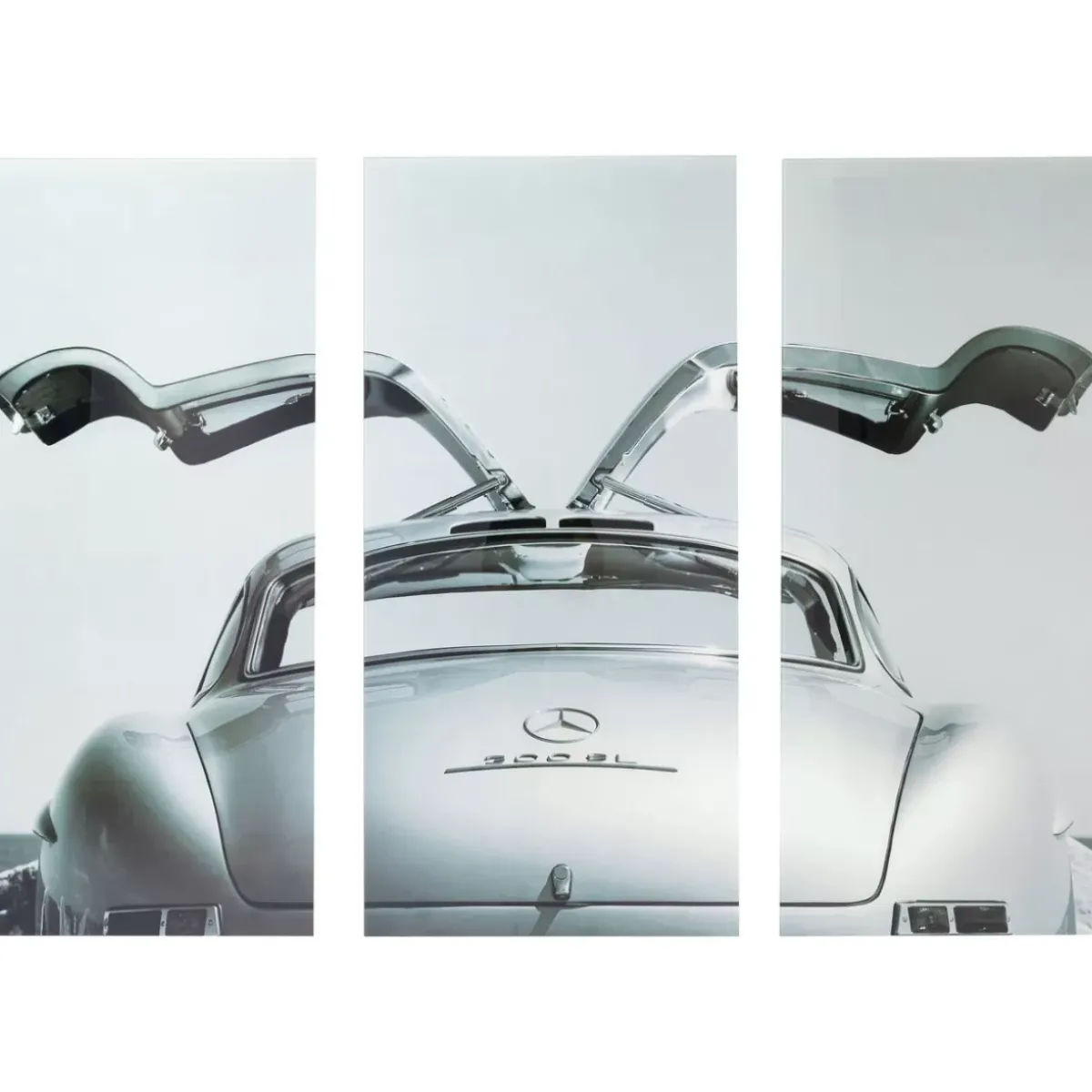 KARE Design Bild Glas Triptychon Oldtimer Back 240X160Cm- Bilder