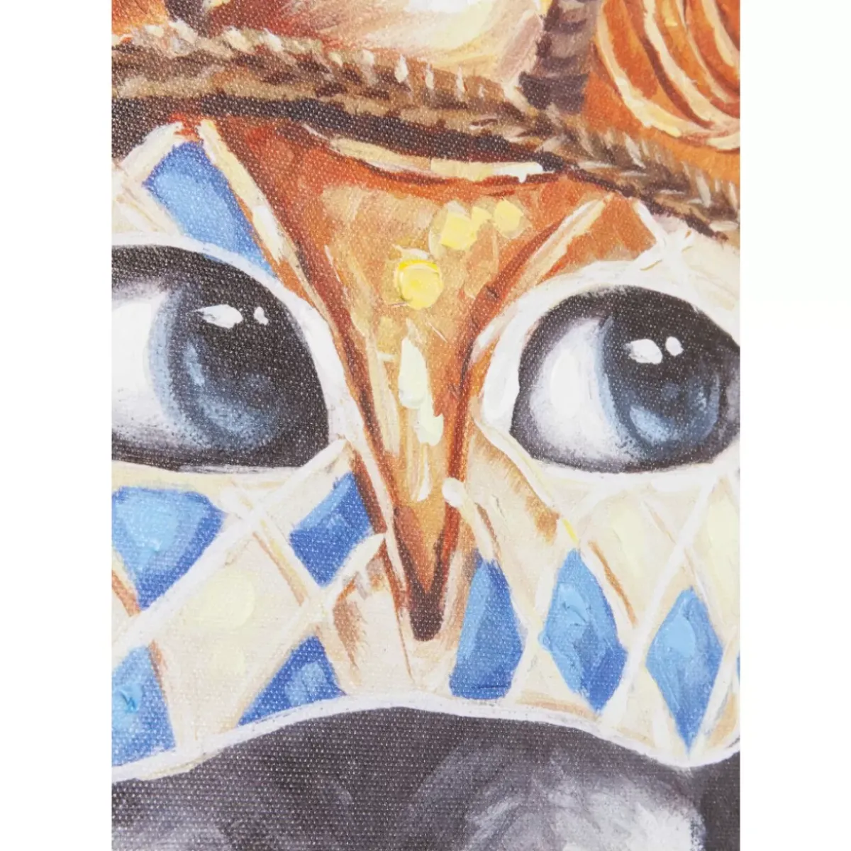 KARE Design Bild Touched Carnival Monkey 70X70Cm- Bilder