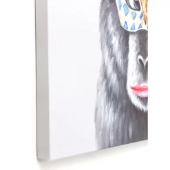 KARE Design Bild Touched Carnival Monkey 70X70Cm- Bilder