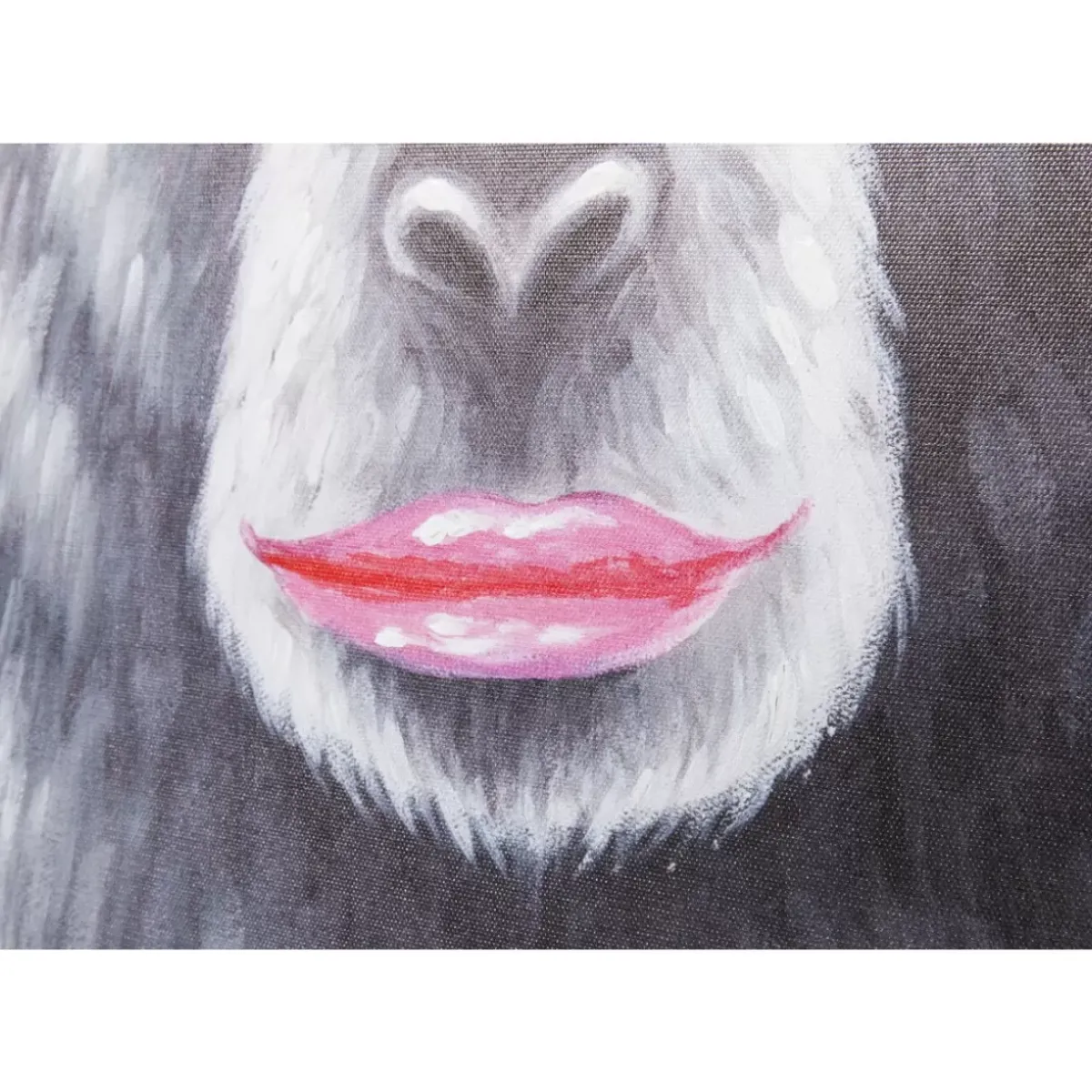 KARE Design Bild Touched Carnival Monkey 70X70Cm- Bilder