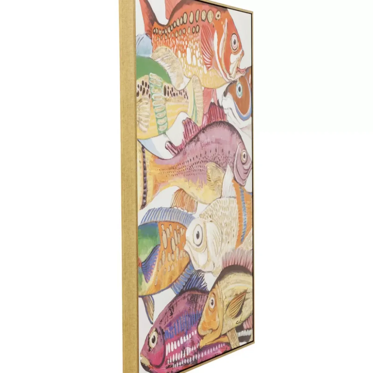 KARE Design Bild Touched Fish Meeting One 100X75Cm- Bilder