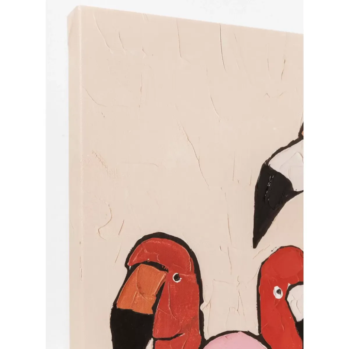 KARE Design Bild Touched Flamingo Meeting 120X90Cm- Bilder