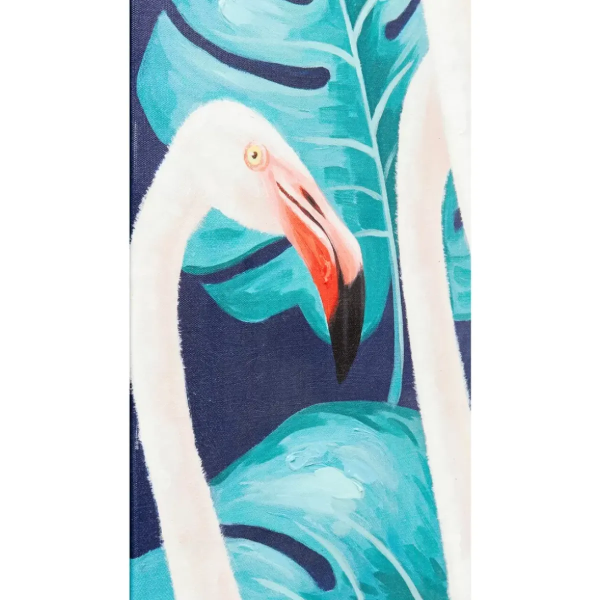 KARE Design Bild Touched Flamingo Road Schwarz 122X92Cm- Bilder