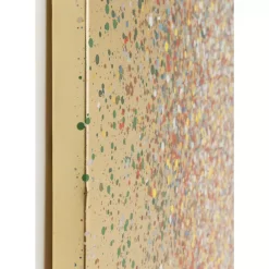 KARE Design Bild Touched Flower Boat Gold Rot 80X100Cm- Bilder