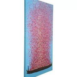 KARE Design Bild Touched Flower Boat Blau Pink 160X120Cm- Bilder