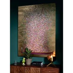 KARE Design Bild Touched Flower Boat Gold Pink 160X120Cm- Bilder