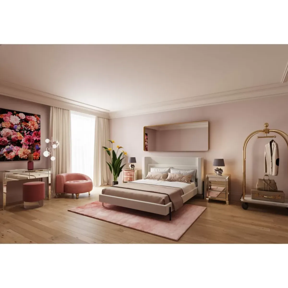 KARE Design Bild Touched Flower Bouquet 120X90- Bilder