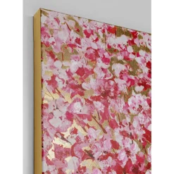 KARE Design Bild Touched Flower Couple Gold Pink 100X80- Bilder
