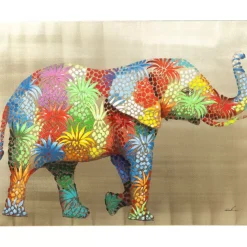 KARE Design Bild Touched Flower Elefant 90X120Cm- Bilder