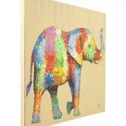 KARE Design Bild Touched Flower Elefant 90X120Cm- Bilder