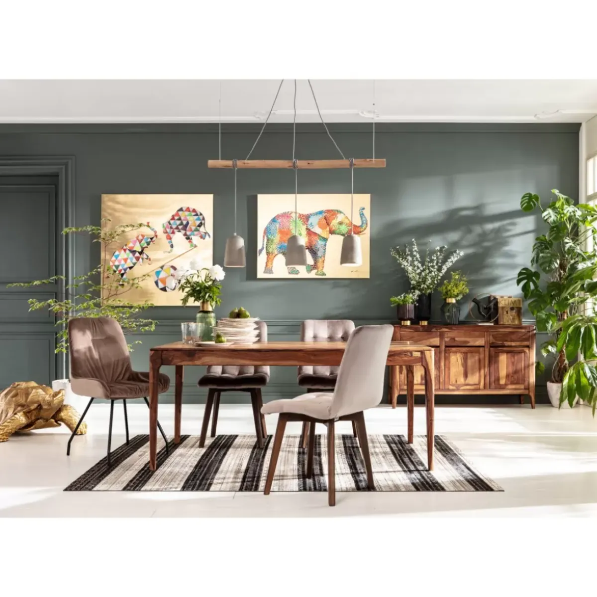 KARE Design Bild Touched Flower Elefant 90X120Cm- Bilder