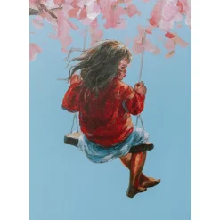 KARE Design Bild Touched Flower Girl 160X120Cm- Bilder