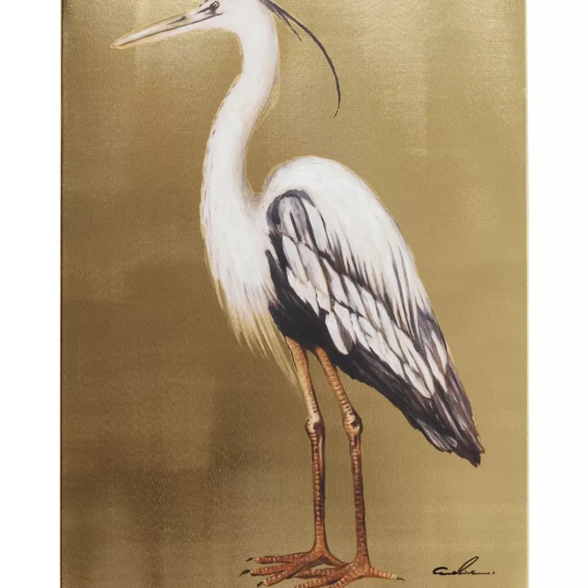 KARE Design Bild Touched Heron Left 70X50Cm- Bilder