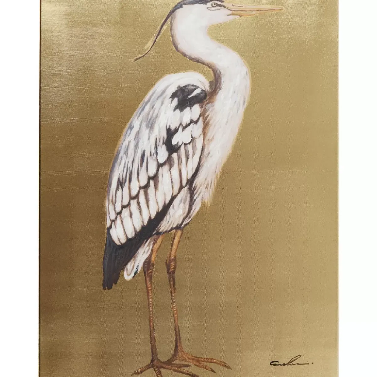 KARE Design Bild Touched Heron Right 70X50Cm- Bilder