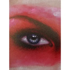 KARE Design Bild Touched Red Eye Lady 90X140- Bilder