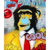 KARE Design Bild Touched Show Monkey 120X90- Bilder