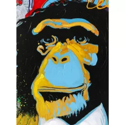 KARE Design Bild Touched Show Monkey 120X90- Bilder