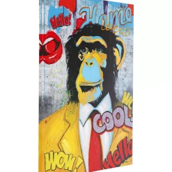 KARE Design Bild Touched Show Monkey 120X90- Bilder