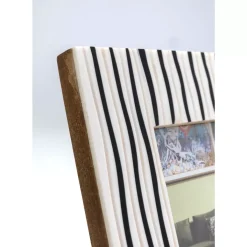 KARE Design Bilderrahmen Black Stripes 17X17Cm- Deko & Geschenkartikel