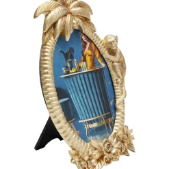 KARE Design Bilderrahmen Climbing Monkey Gold 17X26Cm- Deko & Geschenkartikel