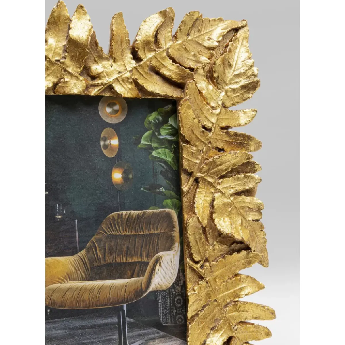 KARE Design Bilderrahmen Gold Leaves- Deko & Geschenkartikel