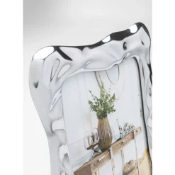 KARE Design Bilderrahmen Jade Swing Silber 21X26Cm- Deko & Geschenkartikel