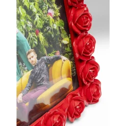 KARE Design Bilderrahmen Romantic Rose Rot 26X31Cm- Deko & Geschenkartikel