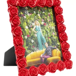 KARE Design Bilderrahmen Romantic Rose Rot 26X31Cm- Deko & Geschenkartikel